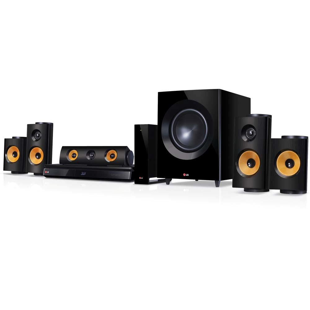 1200 Watts Speaker Lg Home Theater 3d Blu Ray Lg Dvd Surround